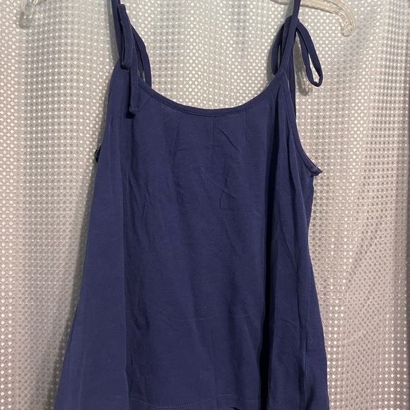 Fred Perry Blue Navy Ruffled Camisole Tank Women’s US 4 UK 8 Rare - Picture 3 of 4